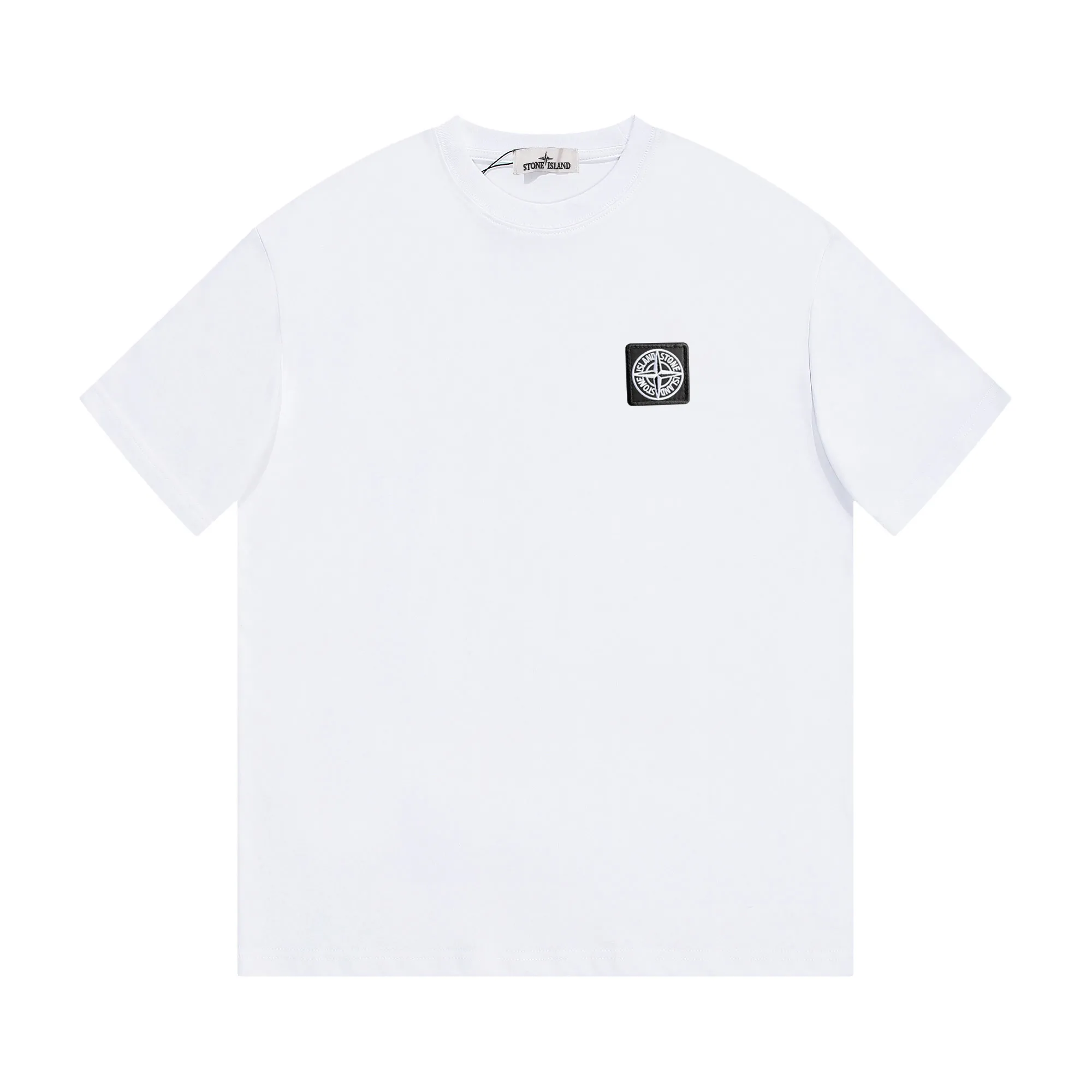 🅿️160 Stone Island Short Sleeve - Made of 280g double yarn pure cotton, the fabric color is custom-dyed and will not shrink or fade. Comfortable to the touch and super texture❤️Full set of accessories. A must-have for trendy men and trendy women, the classic off-shoulder slightly wide version is available exclusively from stock!           ⚠ Top version official website quality ❕ Color: White Black Size: S M L XL Crowd: Same style for men and women